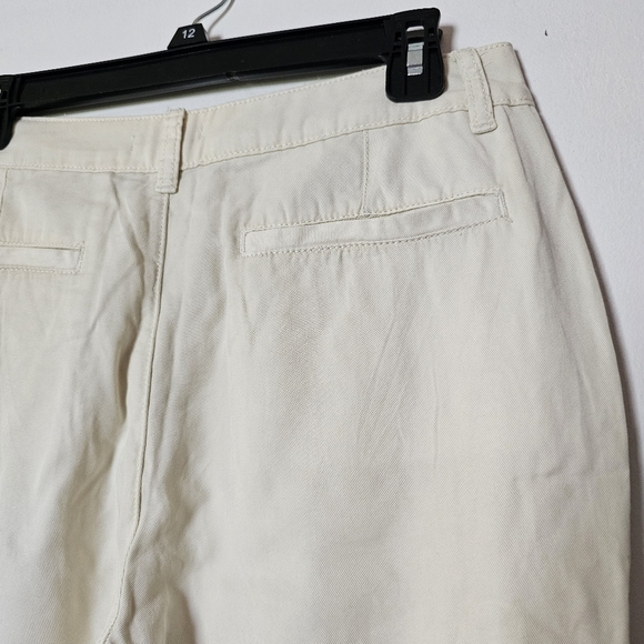 NWT Daily Ritual white lyocell cargo light slim gorpcore summer high-rise pants - Picture 6 of 7